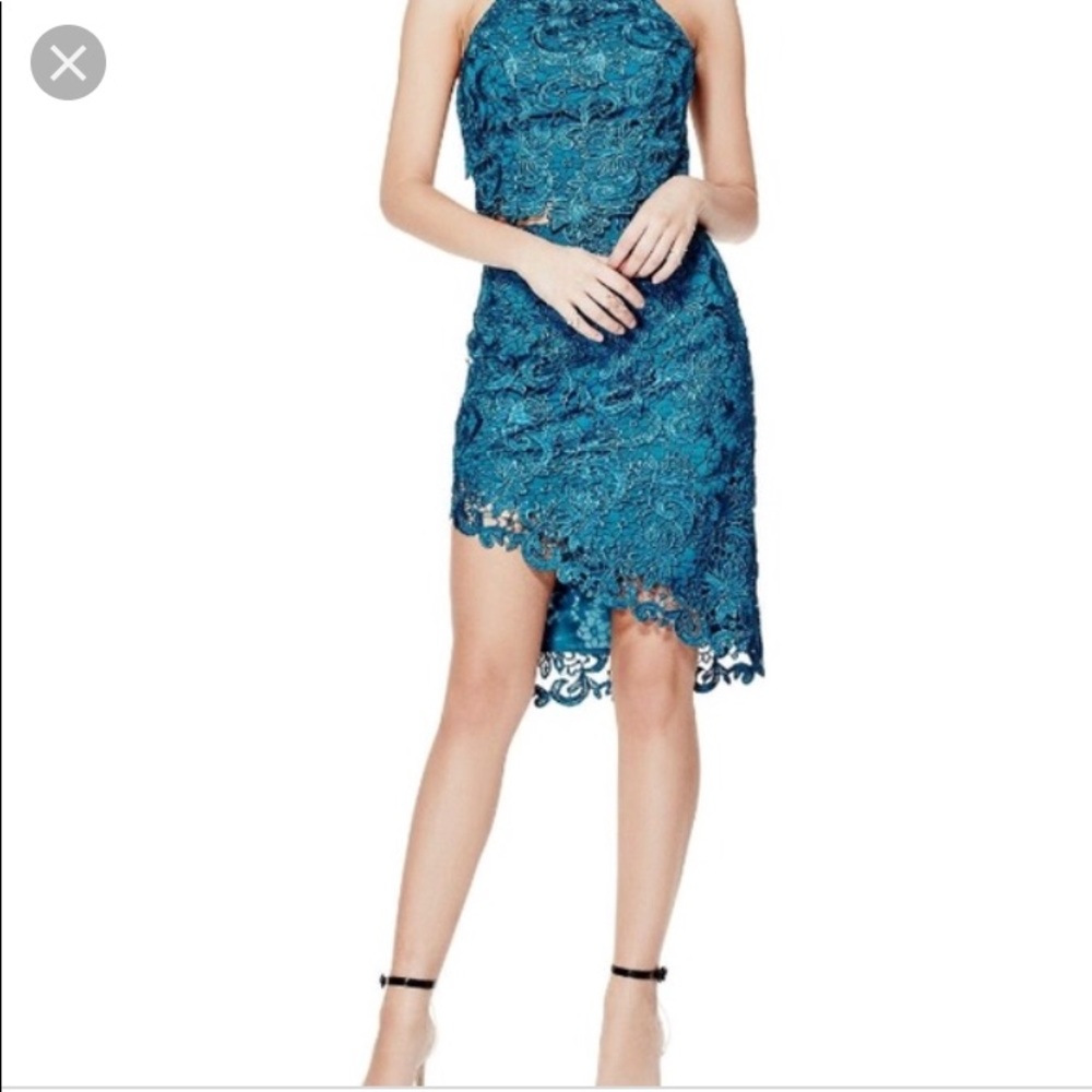 Lace pencil skirt with top
